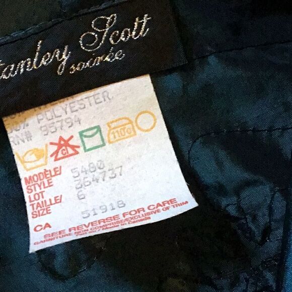 Vintage Ladies fancy shell & jacket set in size 6 - Picture 6 of 8